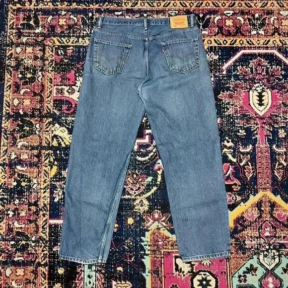 Levis 501 '93 Mens Size 36x30 Jeans Straight Leg Premium Denim BIG E Button Fly - Picture 3 of 3